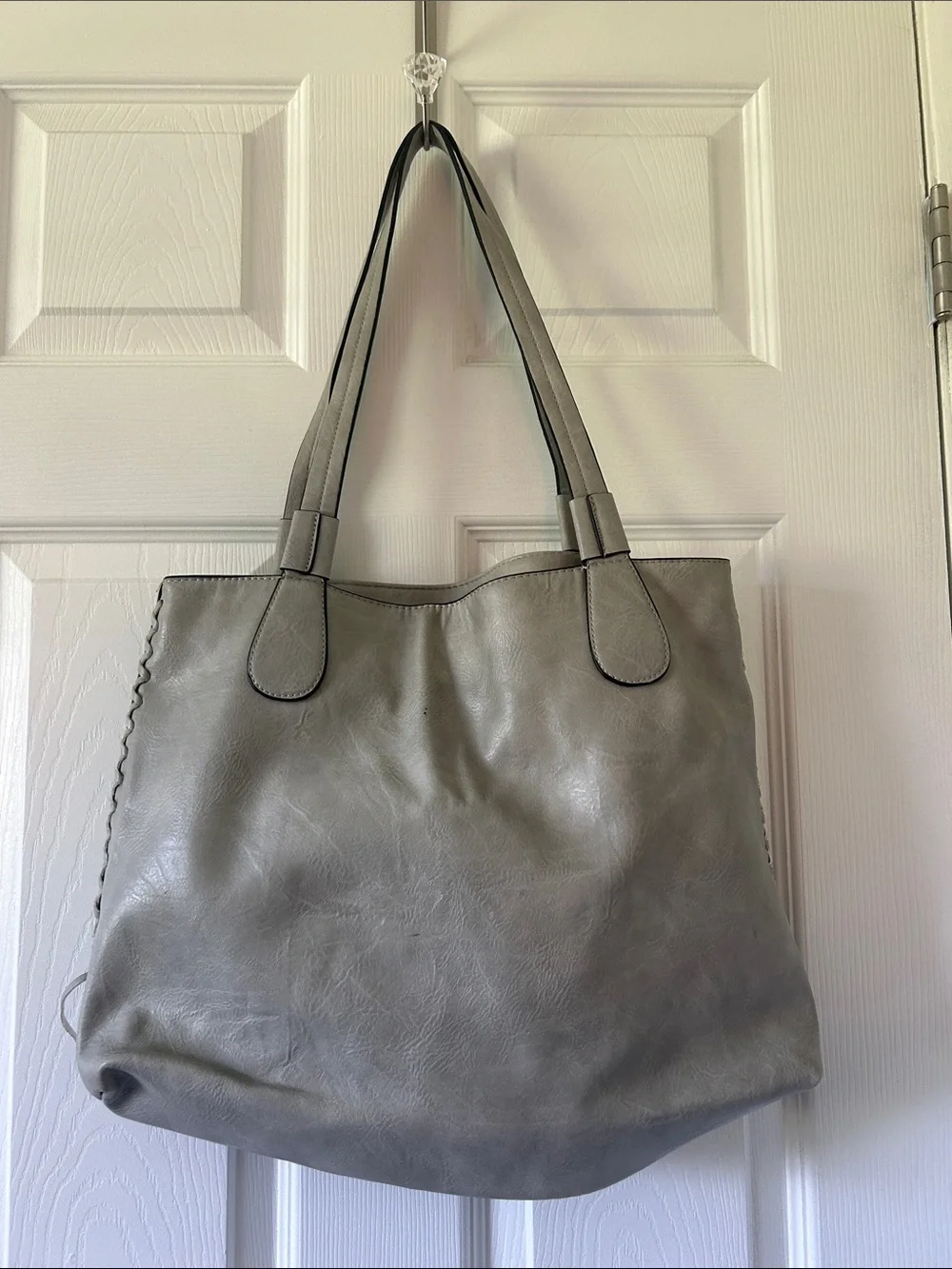 Gray Women’s Tote Bag - Classic Everyday Shoulder Bag